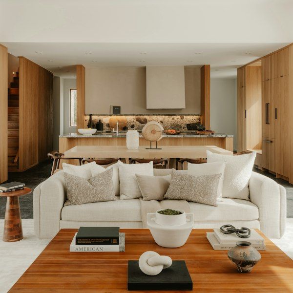 Living room and kitchen, reset